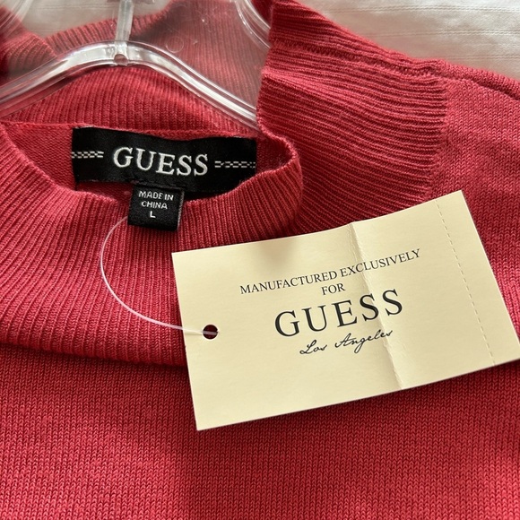 Guess / NWT/ Long Sleeve light weight Sweater / Agatha Rose / size L - Picture 7 of 10